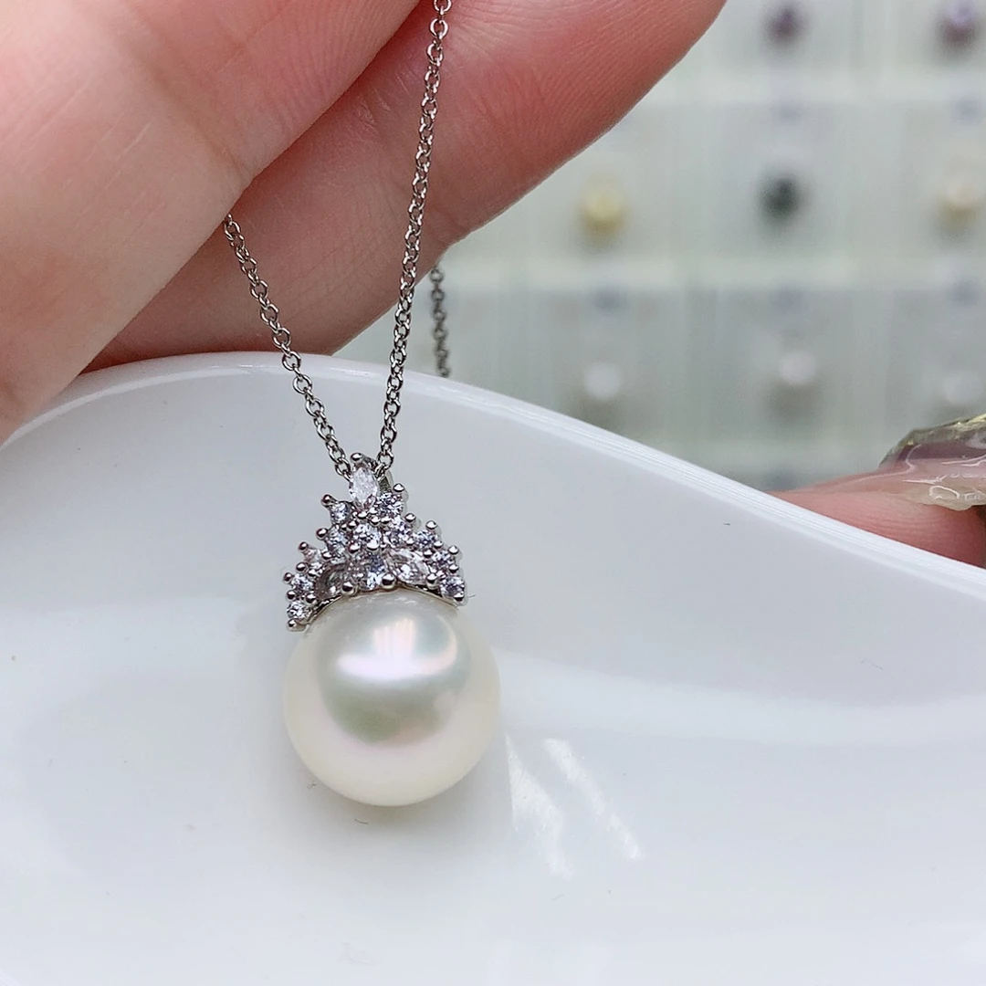 合金淡水珍珠颈饰