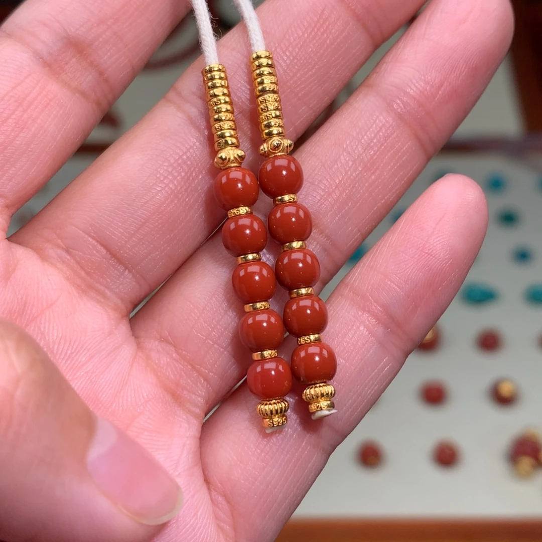 南红玛瑙颈饰未镶嵌