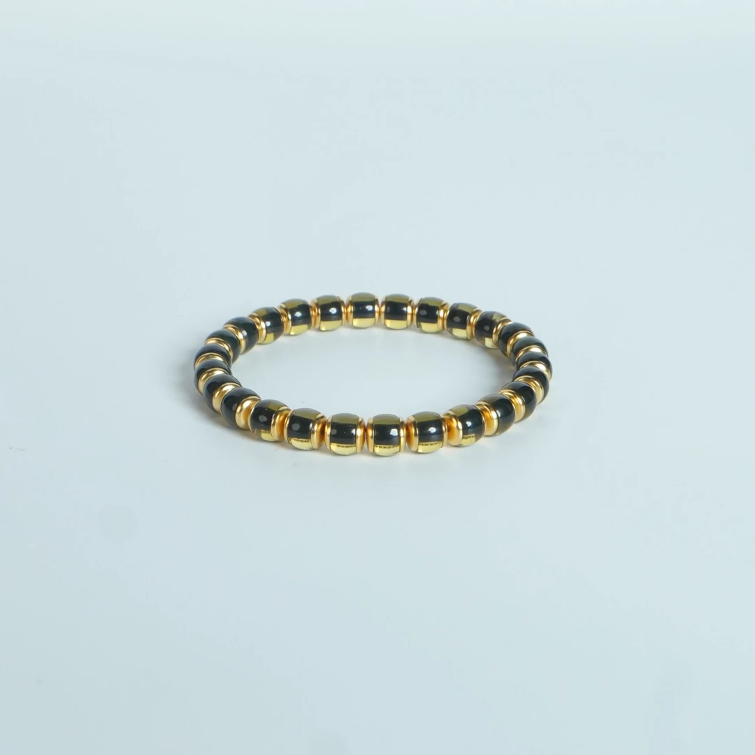 DY-M1777 8+缅甸金蓝银镶手串 21.77g