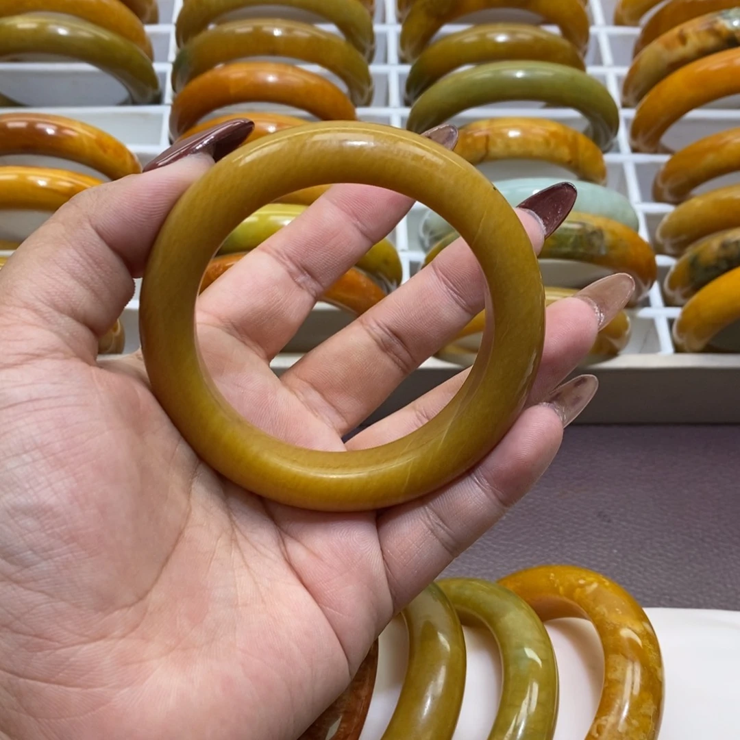 合金蛇纹石玉手镯