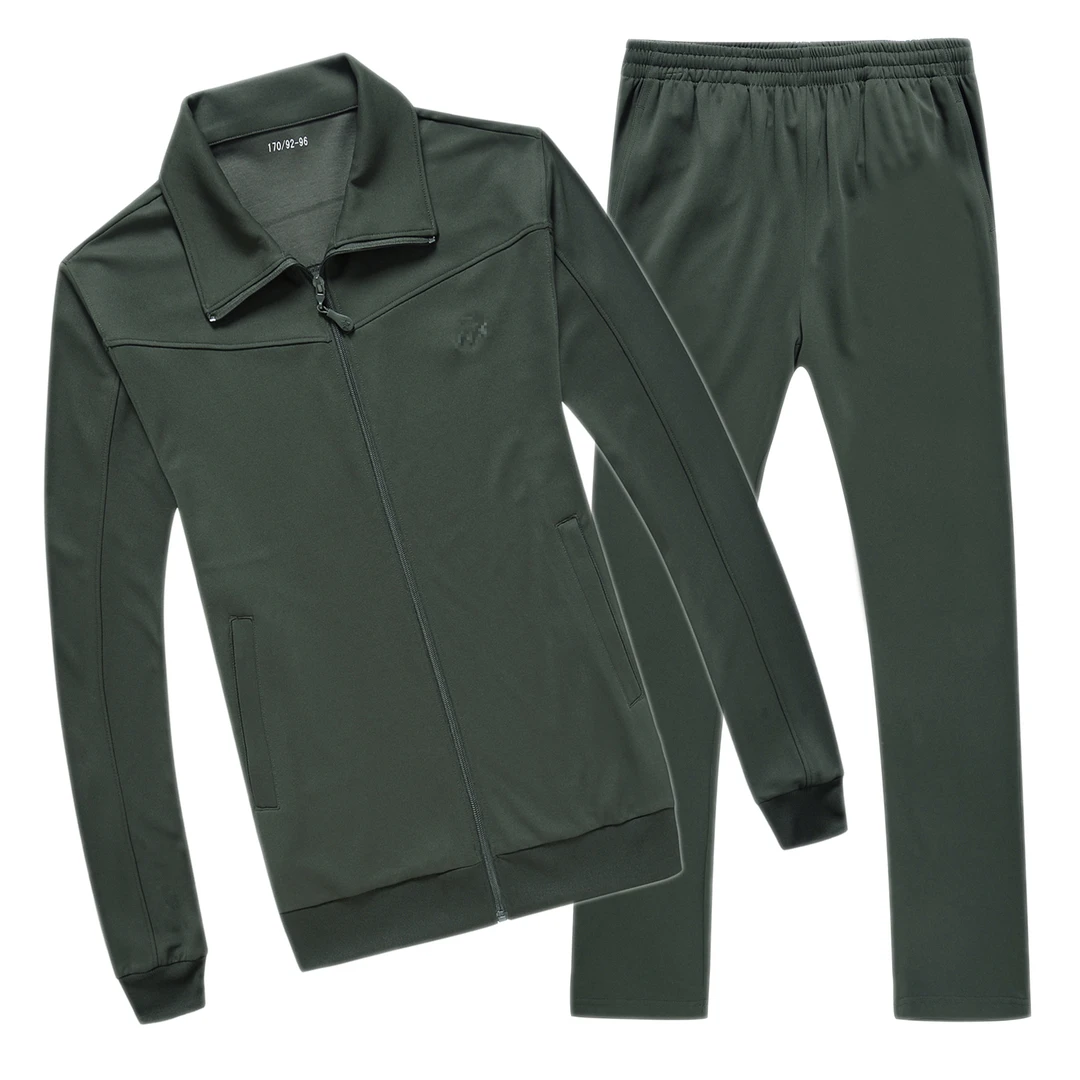 正品春秋长袖体能训练服套装透气速干户外作训外套跑步男女运动服