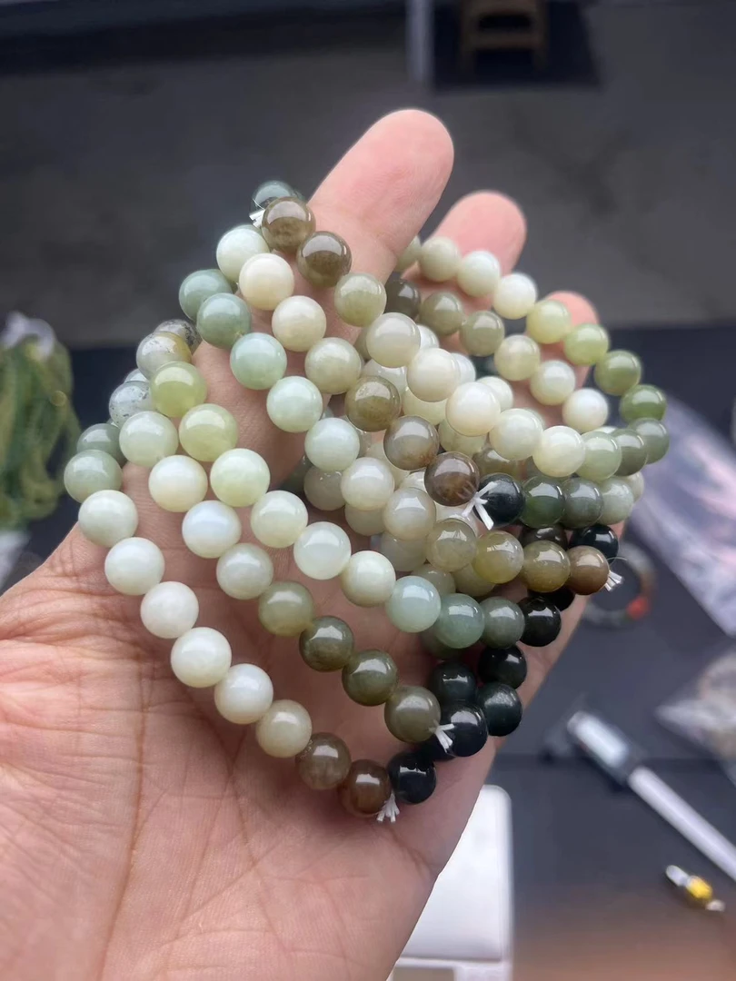 和田玉多宝手串卡8mm 多样性发一