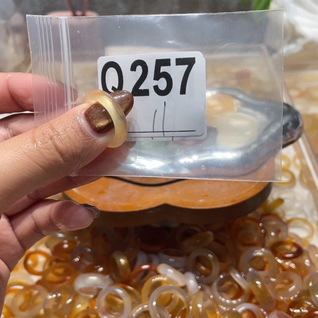 玛瑙/玉髓未镶嵌戒指257