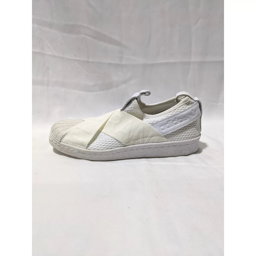 (微瑕)三叶草 ADIDAS SUPERSTAR SLIPON 女子贝壳头经典鞋CQ2381