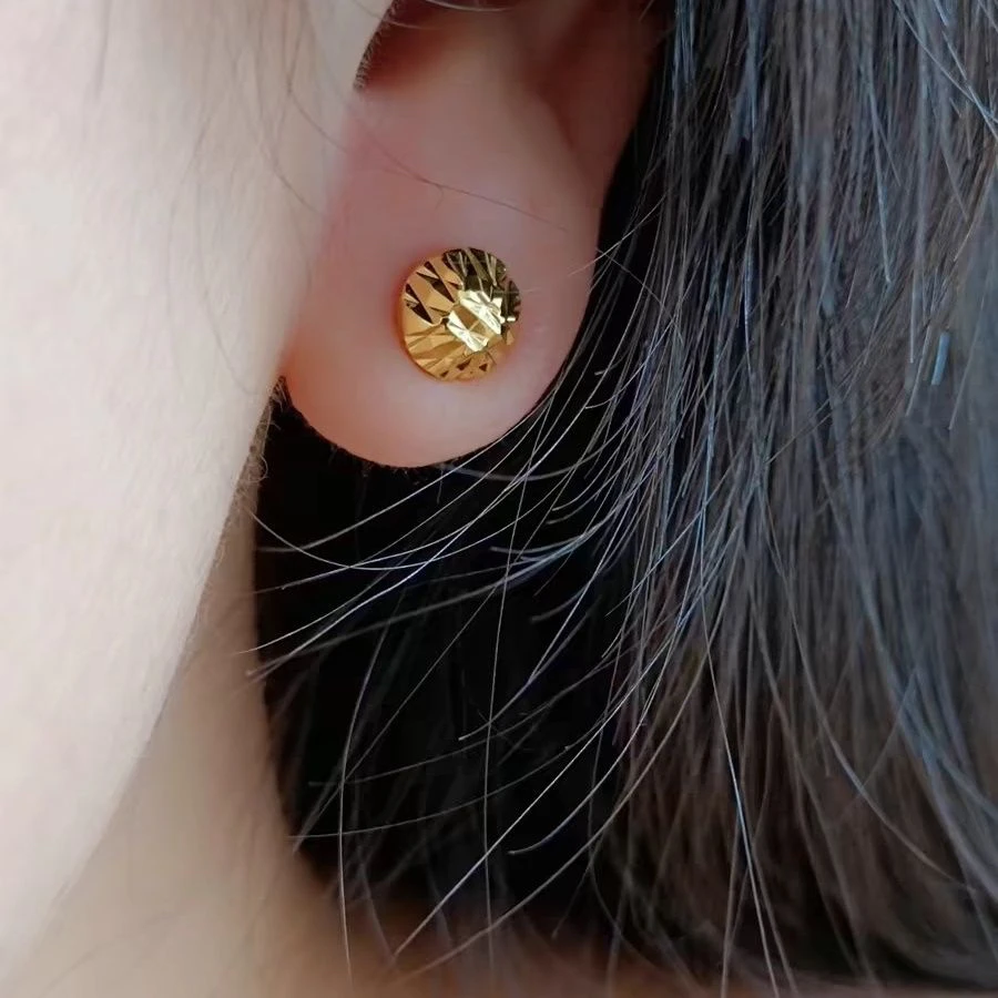 铜合金耳饰 铜合金耳环 球款式 大耳钉