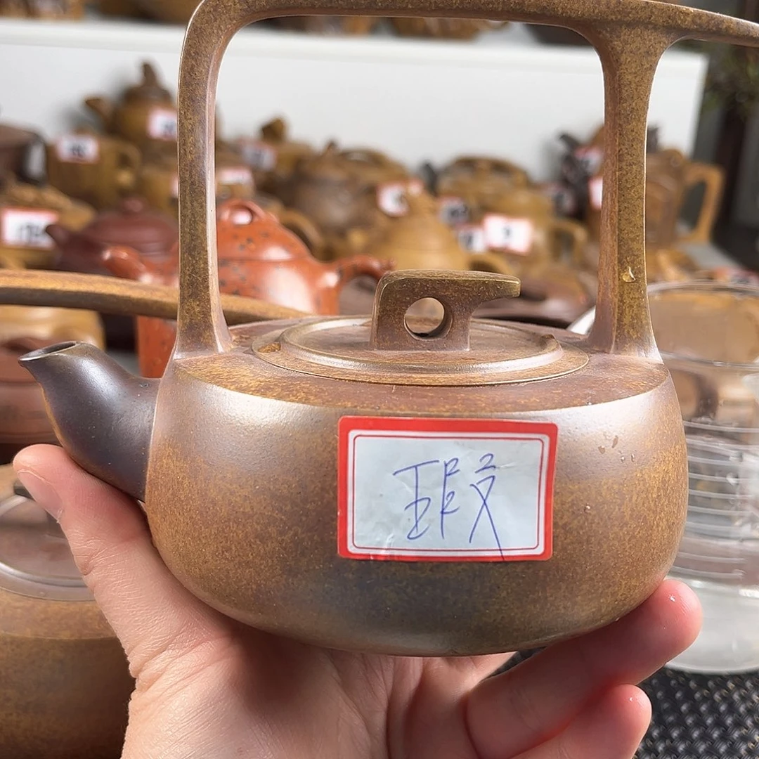 紫泥茶壶宜兴紫砂