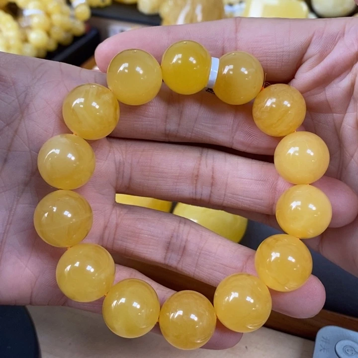 琥珀裸石未镶嵌单圈