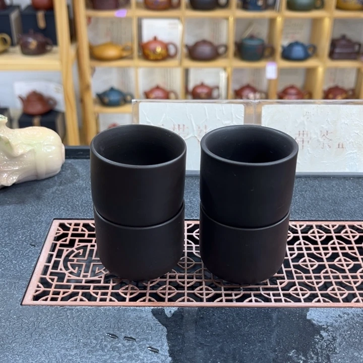 紫砂紫砂直筒杯直筒杯（4个）