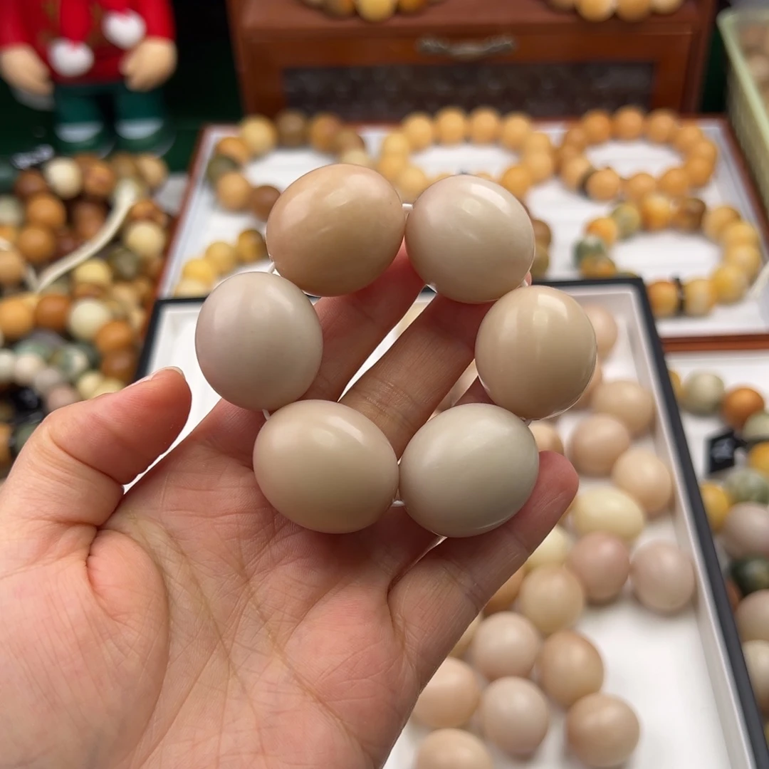 菩提根/象牙果手串?***?卡24随行鹅蛋干磨定制不退换瑕疵
