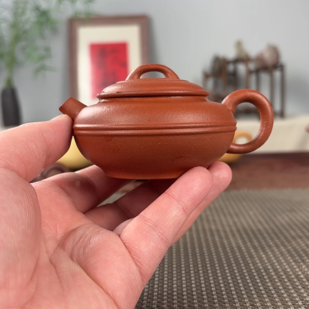 紫砂茶壶萧****帘黄龙山原矿紫砂壶