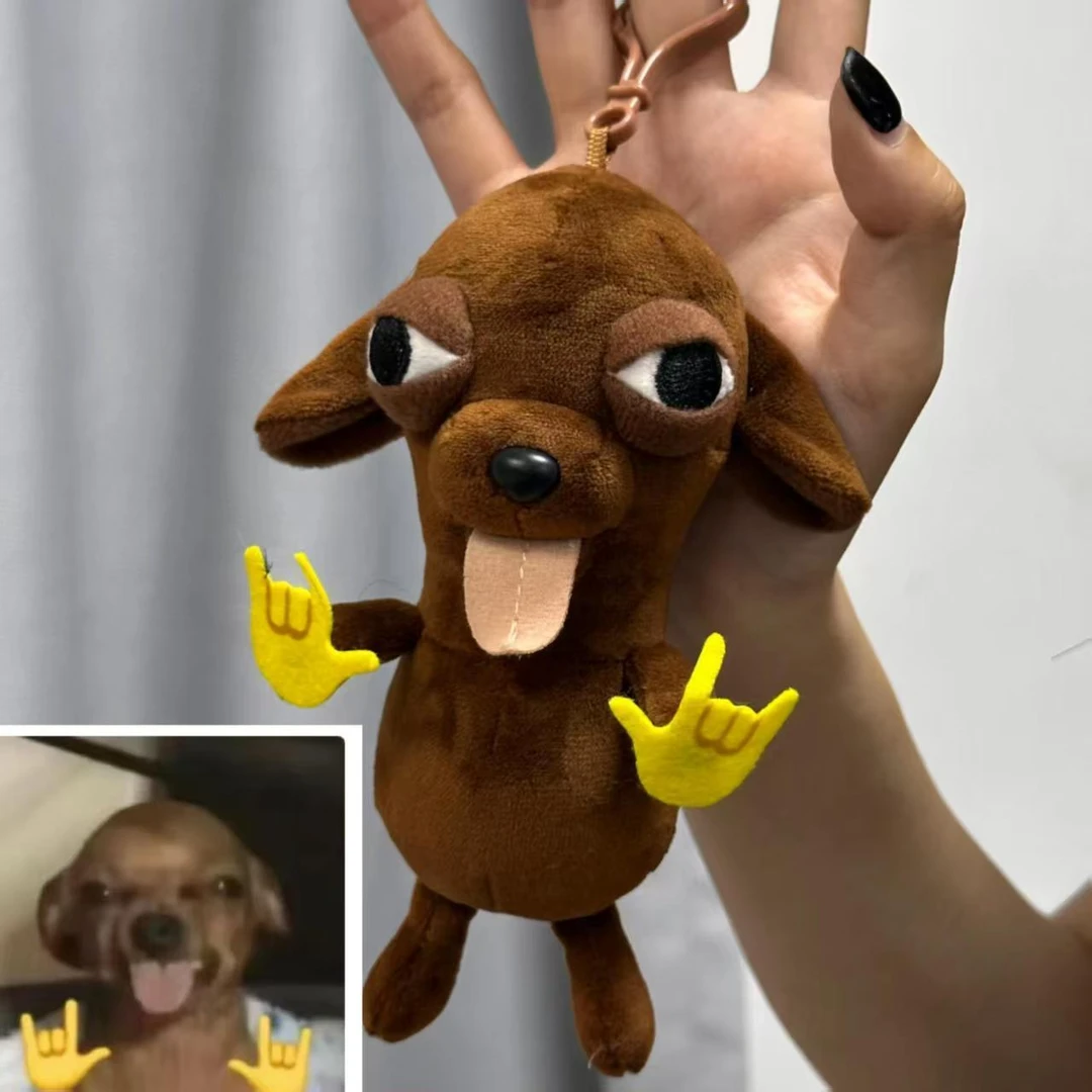 正版ChiHUAHUA冠毛犬吉娃娃毛绒公仔挂件抱枕礼物送女生多款式