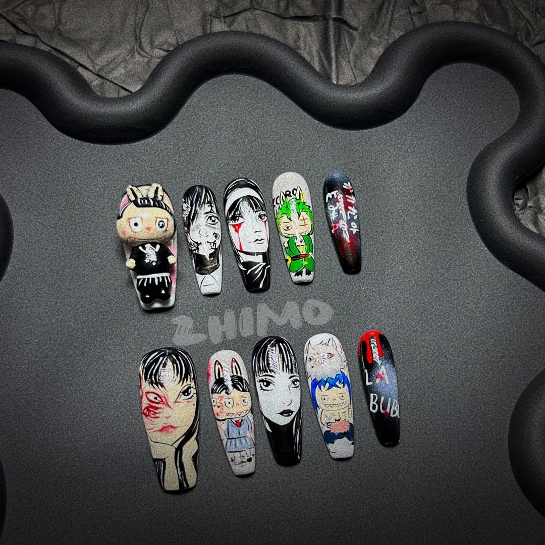 孤品专拍 扣号 手工穿戴甲 直播间选款 NO退N