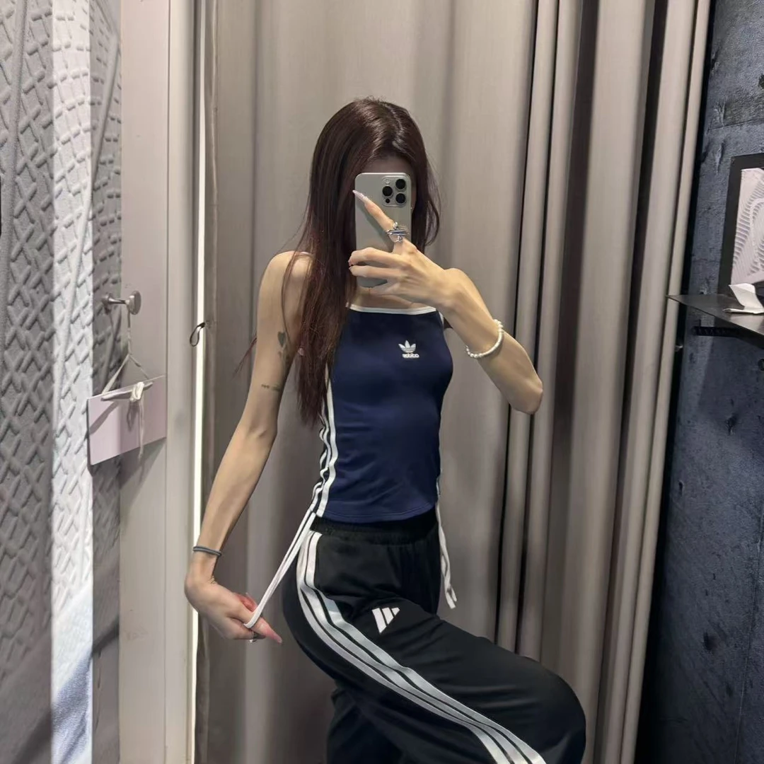 adidas阿迪达斯三叶草时尚运动背心 KE3888 KE3887