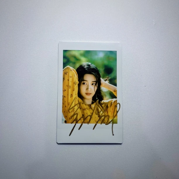 P0291【卢昱晓】正品拍立得照片白边169正版明星签名照