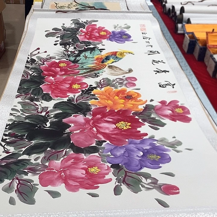 书法真人创作手写作品