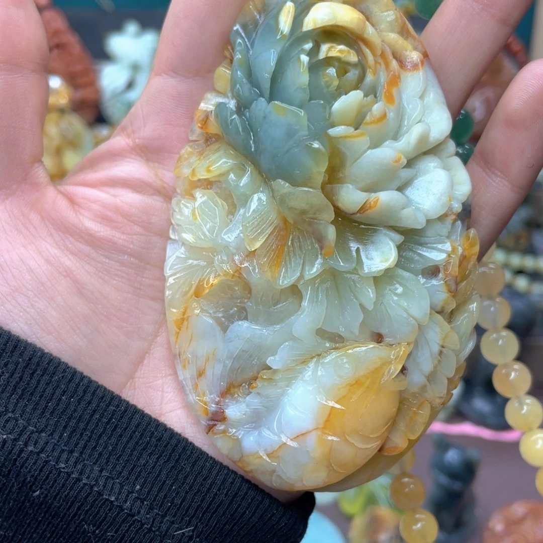 蛇纹石玉颈饰未镶嵌用****8