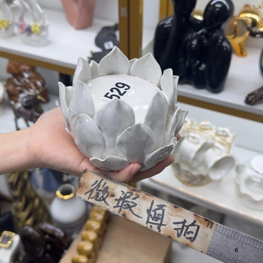 瓷片陶瓷工艺花瓶摆件