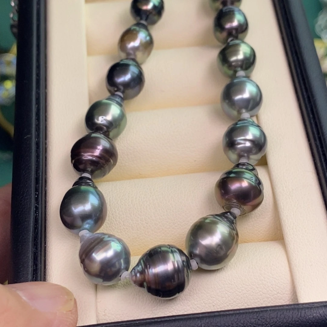 颈饰银S925镶嵌海水珍珠