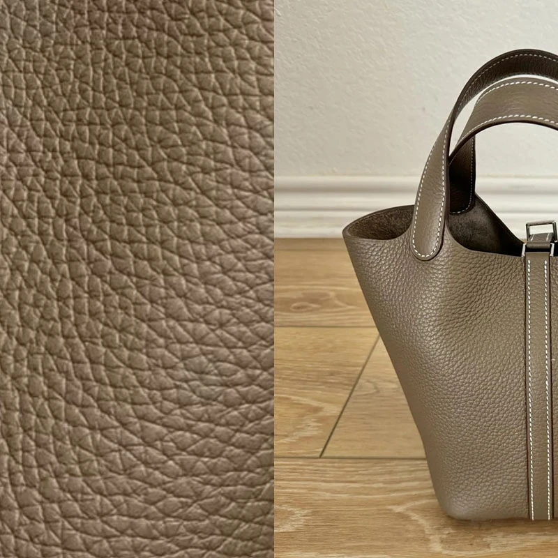 时尚法式手工包 篮子包P18cm水桶包tc皮简约高奢手拎女士包包