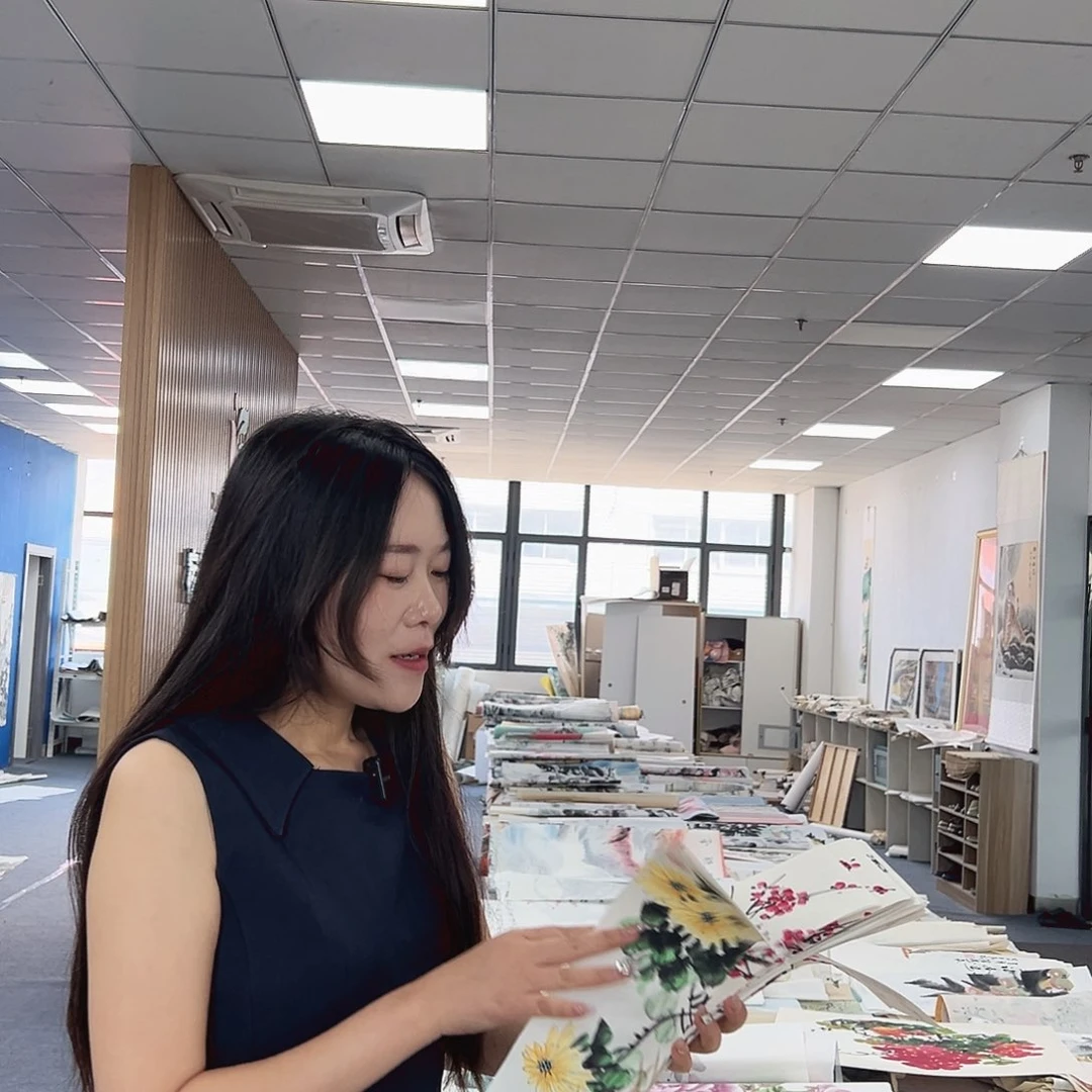 国画国画作品纯手工绘制