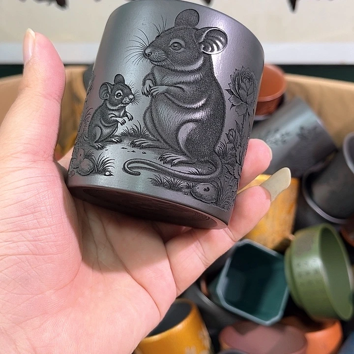茶杯紫砂全手工紫砂主人杯