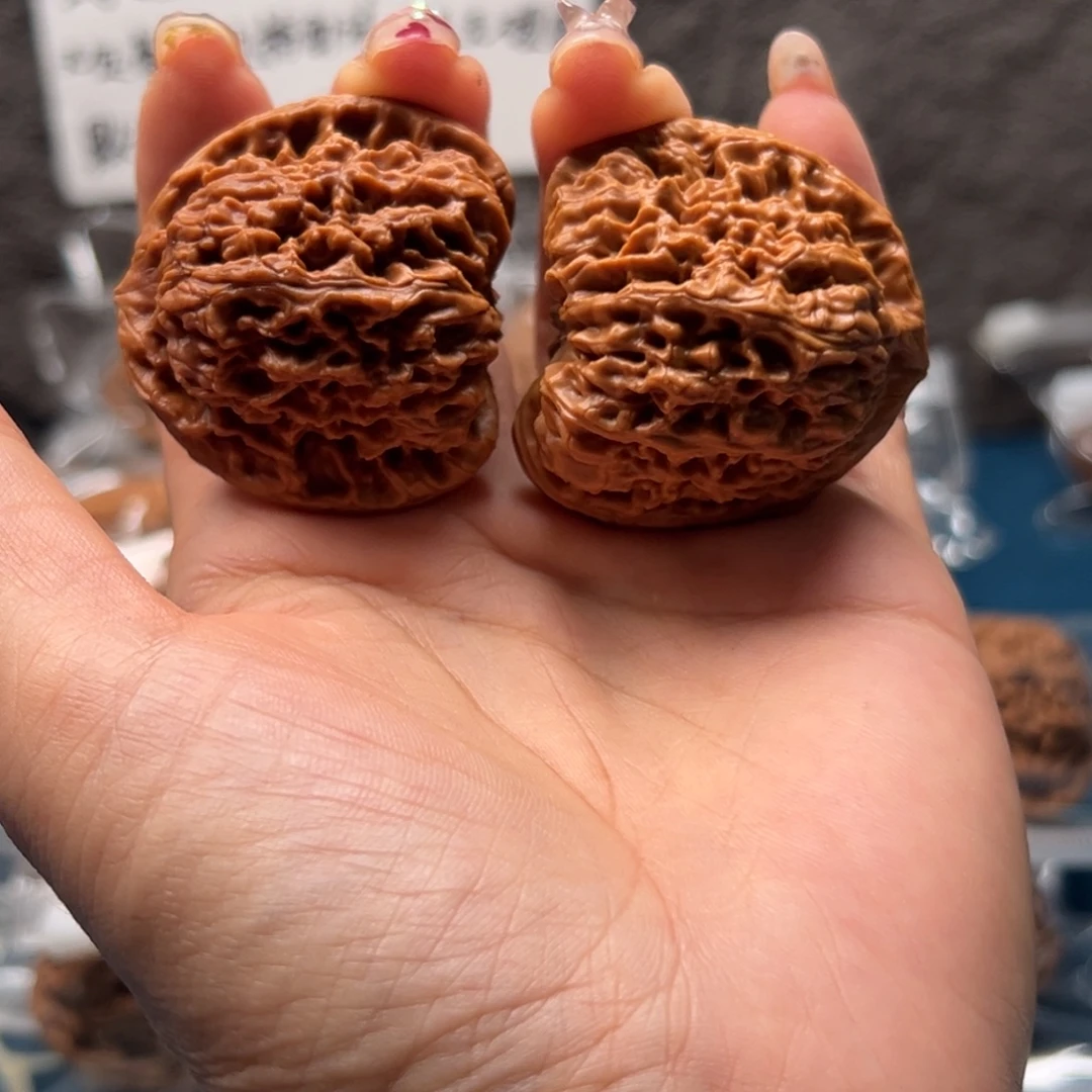 唯***文玩核桃把件南疆42泛油