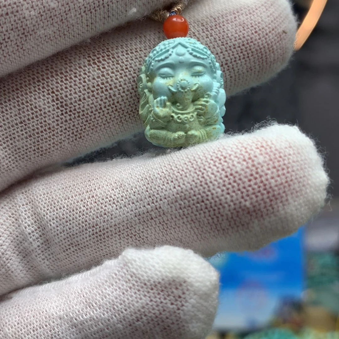 绿松石挂件未镶嵌