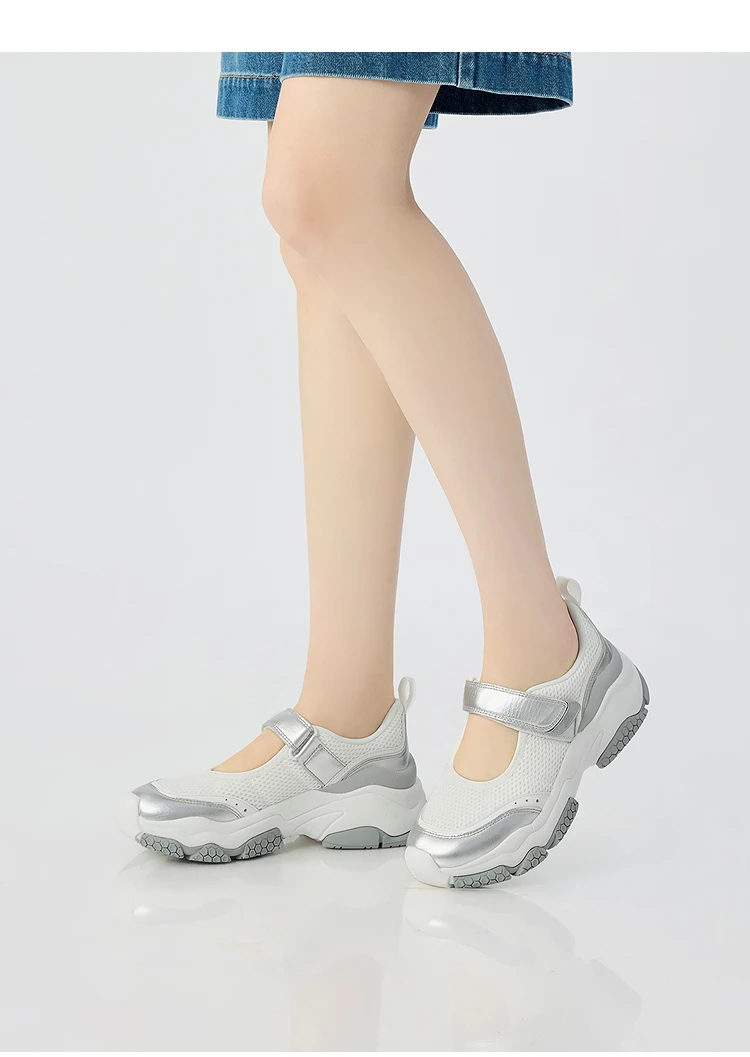 DEEP BREATH深呼吸女鞋 网面厚底老爹鞋女鞋休闲鞋AX12307