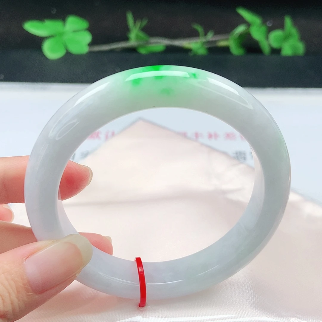 翡翠未镶嵌手镯59圈