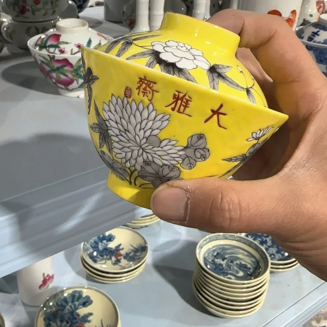 瓷片手绘瓷器全部处理了
