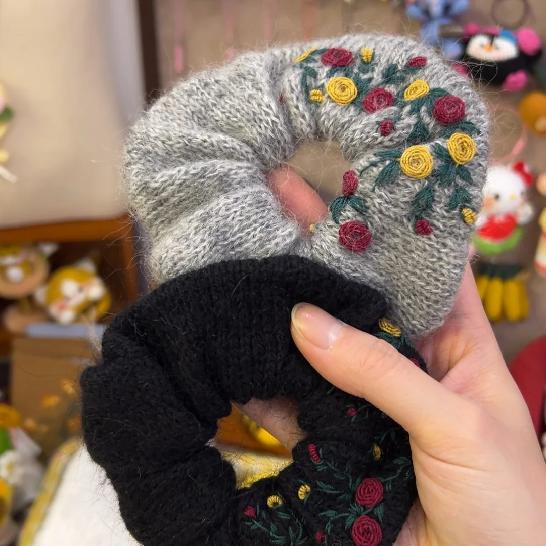 毛绒钩织刺绣手工包包玩偶居家用品