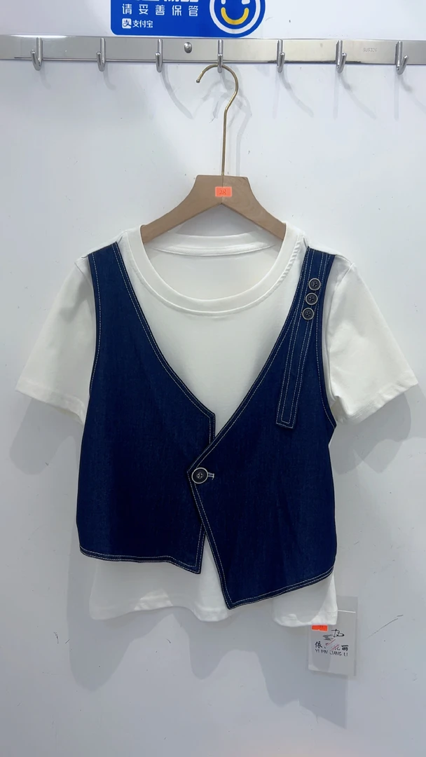 【衣联服饰】精品妈妈款夏季薄款短袖上衣55816