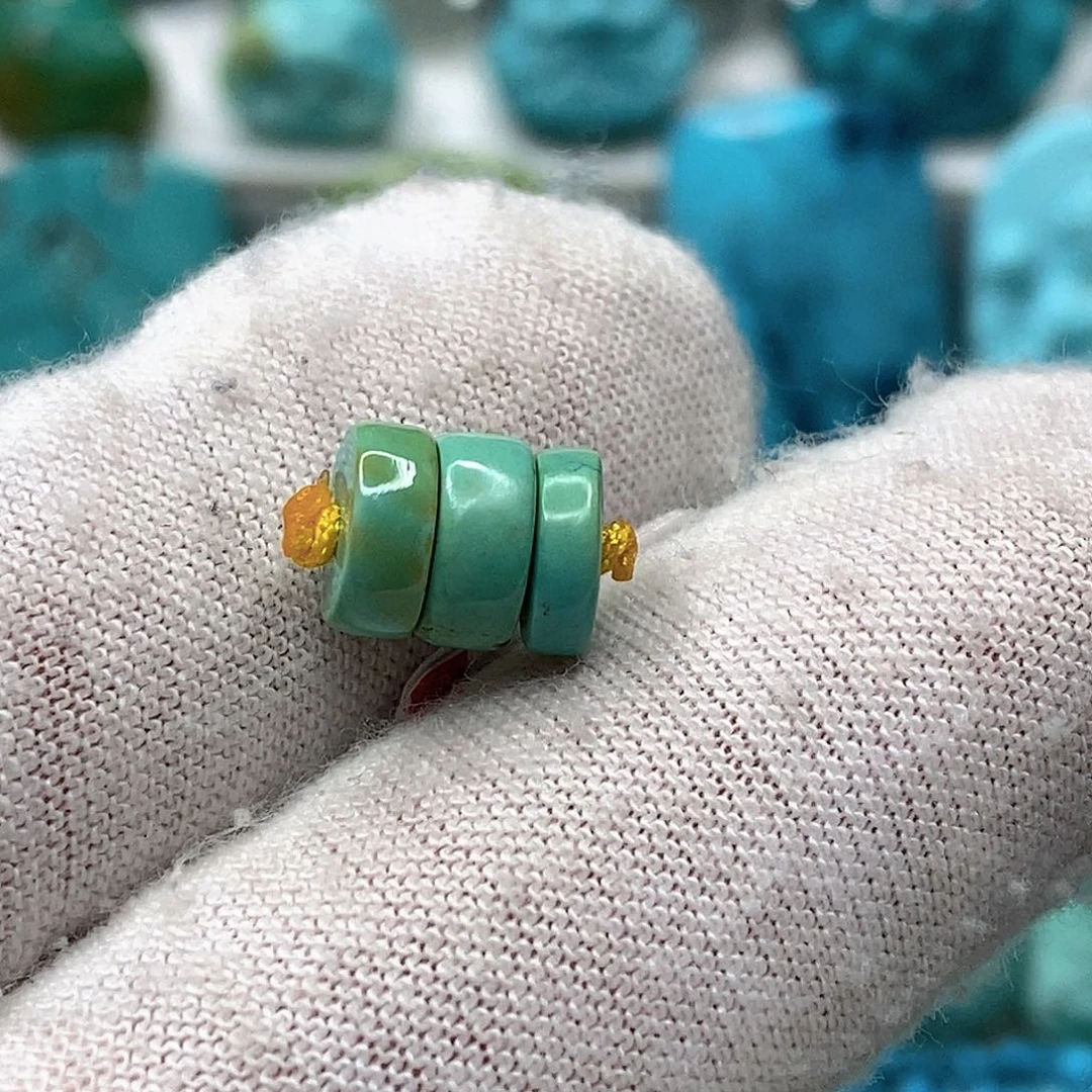 绿松石未镶嵌天然原矿 地大质检