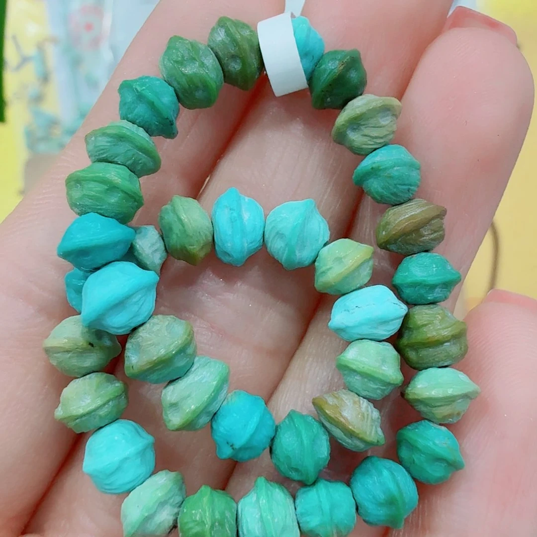 未镶嵌绿松石珠宝奇石