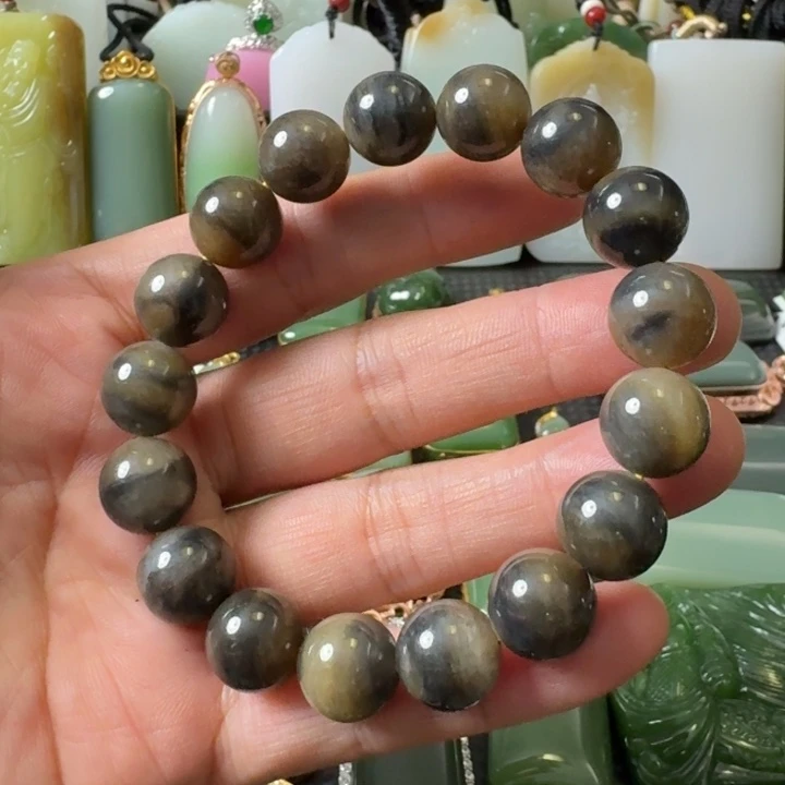 颈饰未镶嵌和田玉糖玉青花卡12