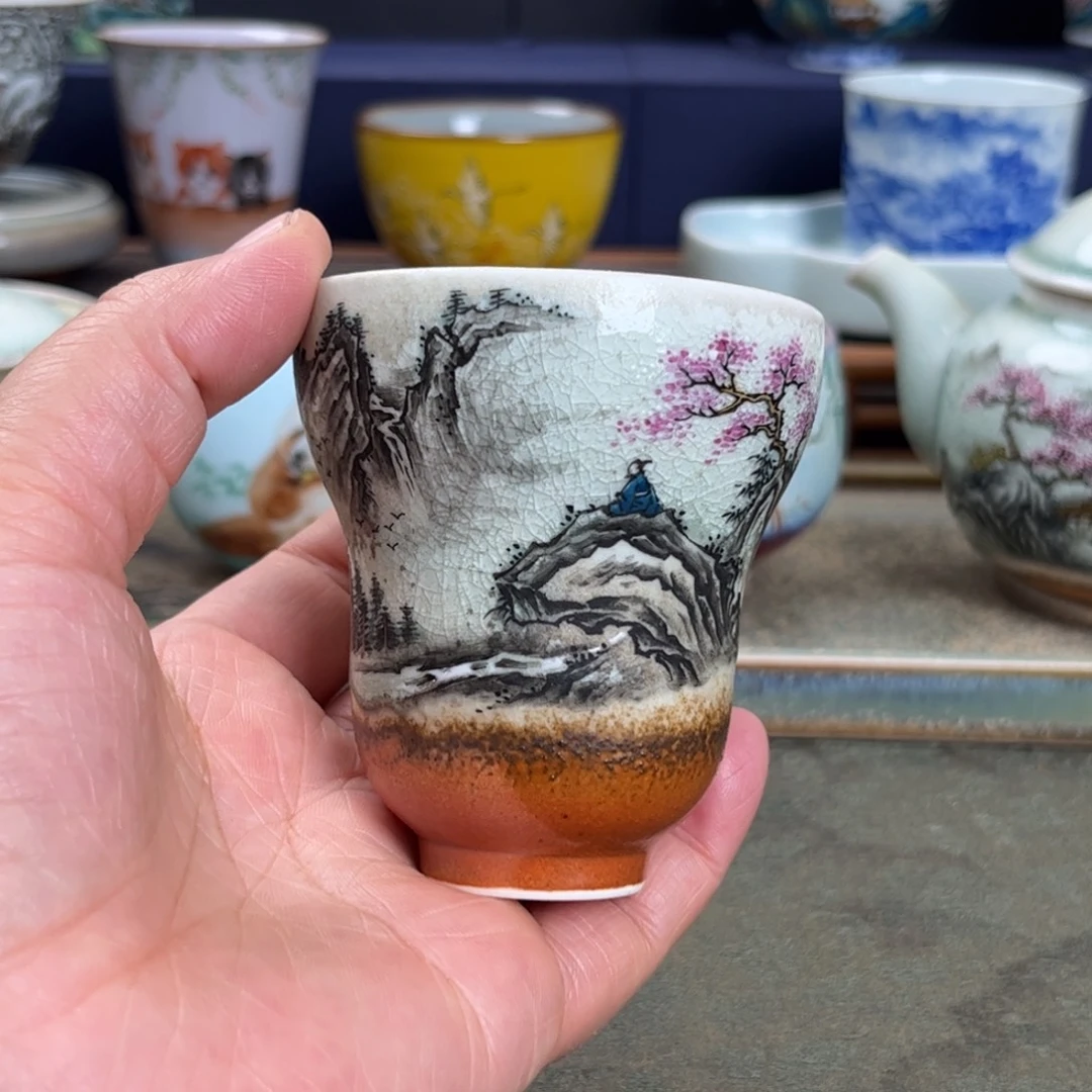 杯子瓷我们观山观水观自在