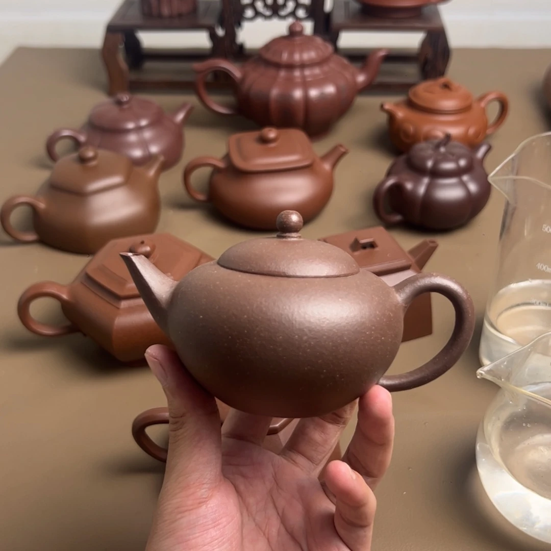 茶壶紫砂半手工 水平 180cc