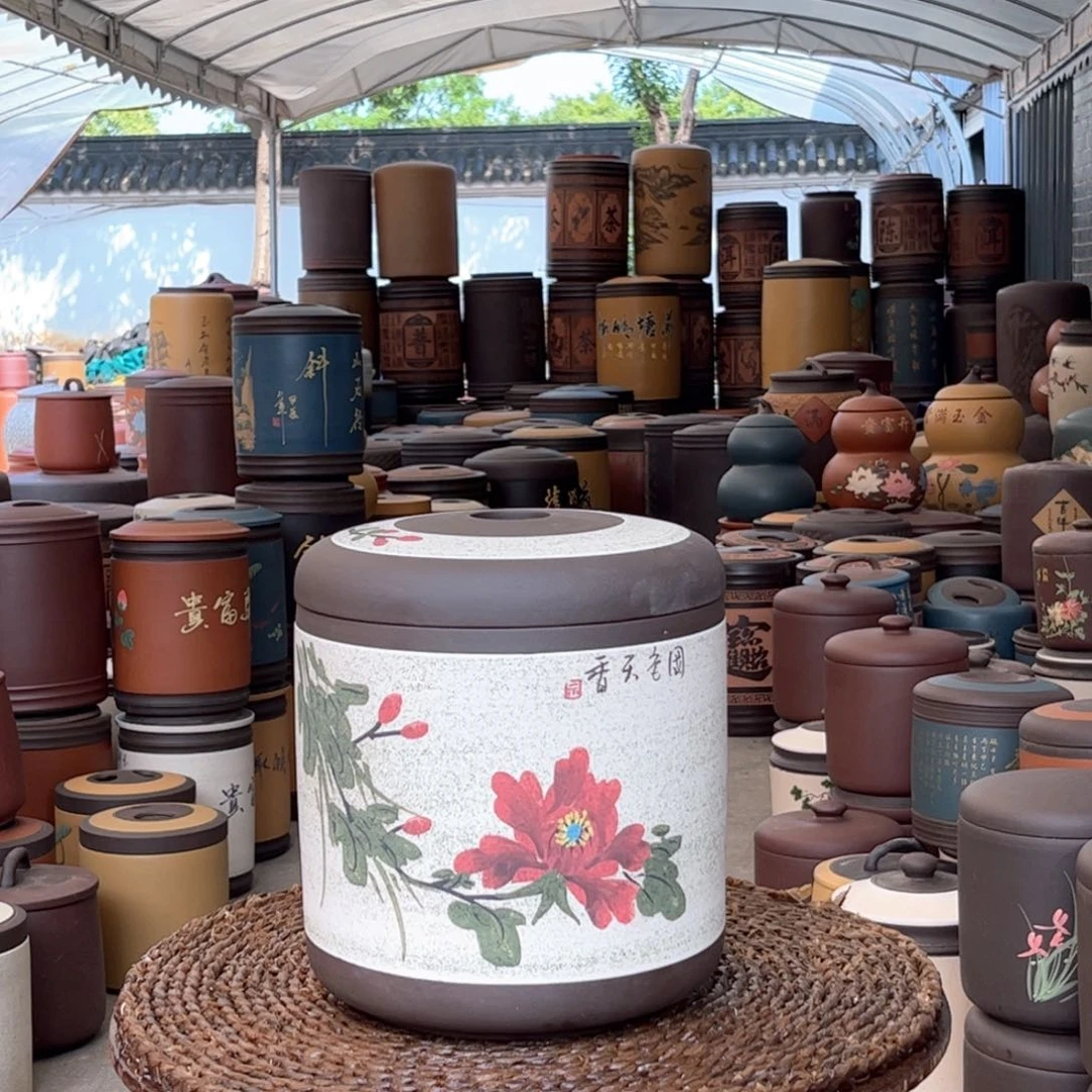 紫砂茶叶罐8 饼茶叶罐