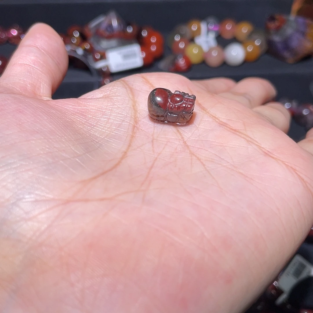 水晶金多多貔貅未镶嵌无*貔貅