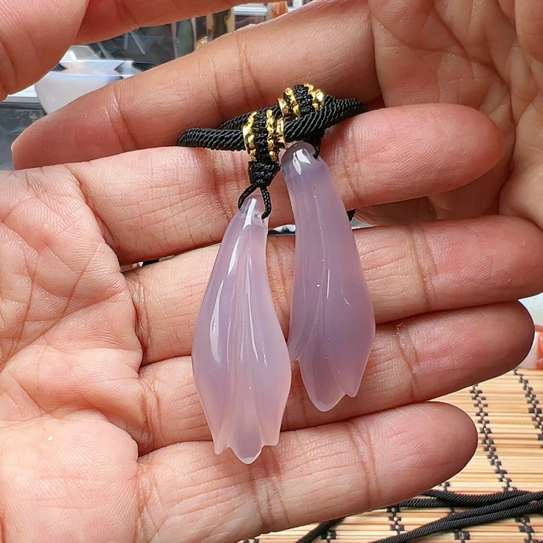 未镶嵌玛瑙/玉髓珠宝半成品随机2发一