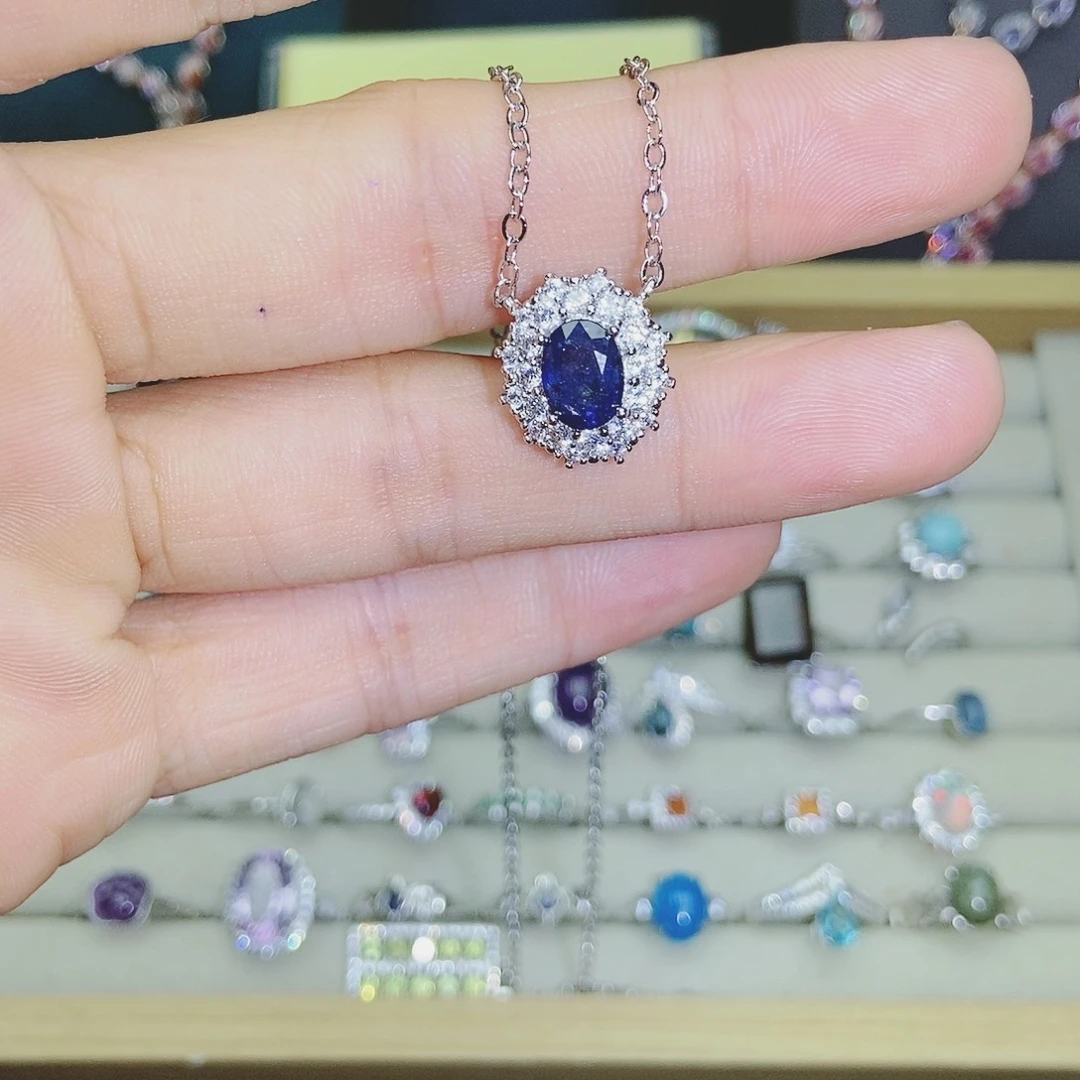 【闪购商品】蓝宝石颈饰未镶嵌