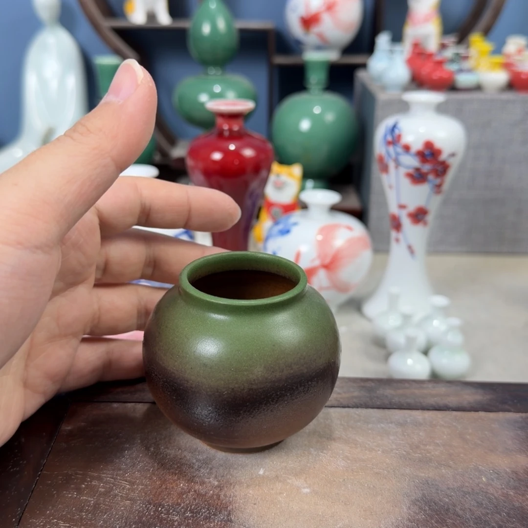 陶瓷手工小花器摆件
