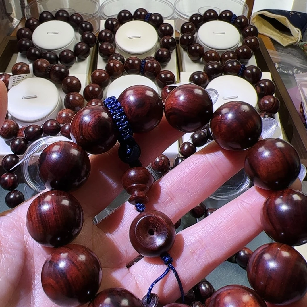 可***条黄花梨/降香黄檀手串/手链