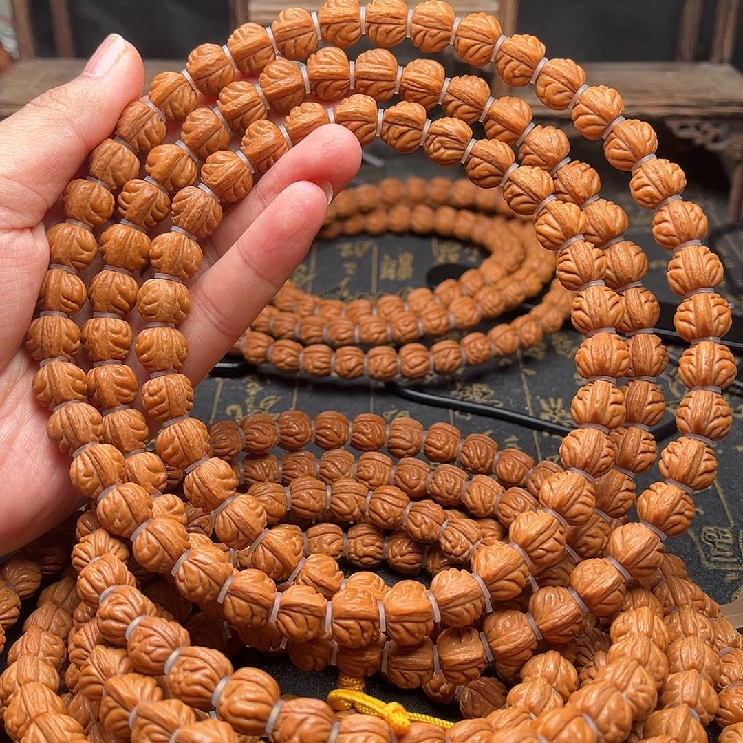 桃核吊坠小金豆108