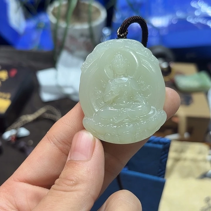 未镶嵌和田玉（糖玉）车挂