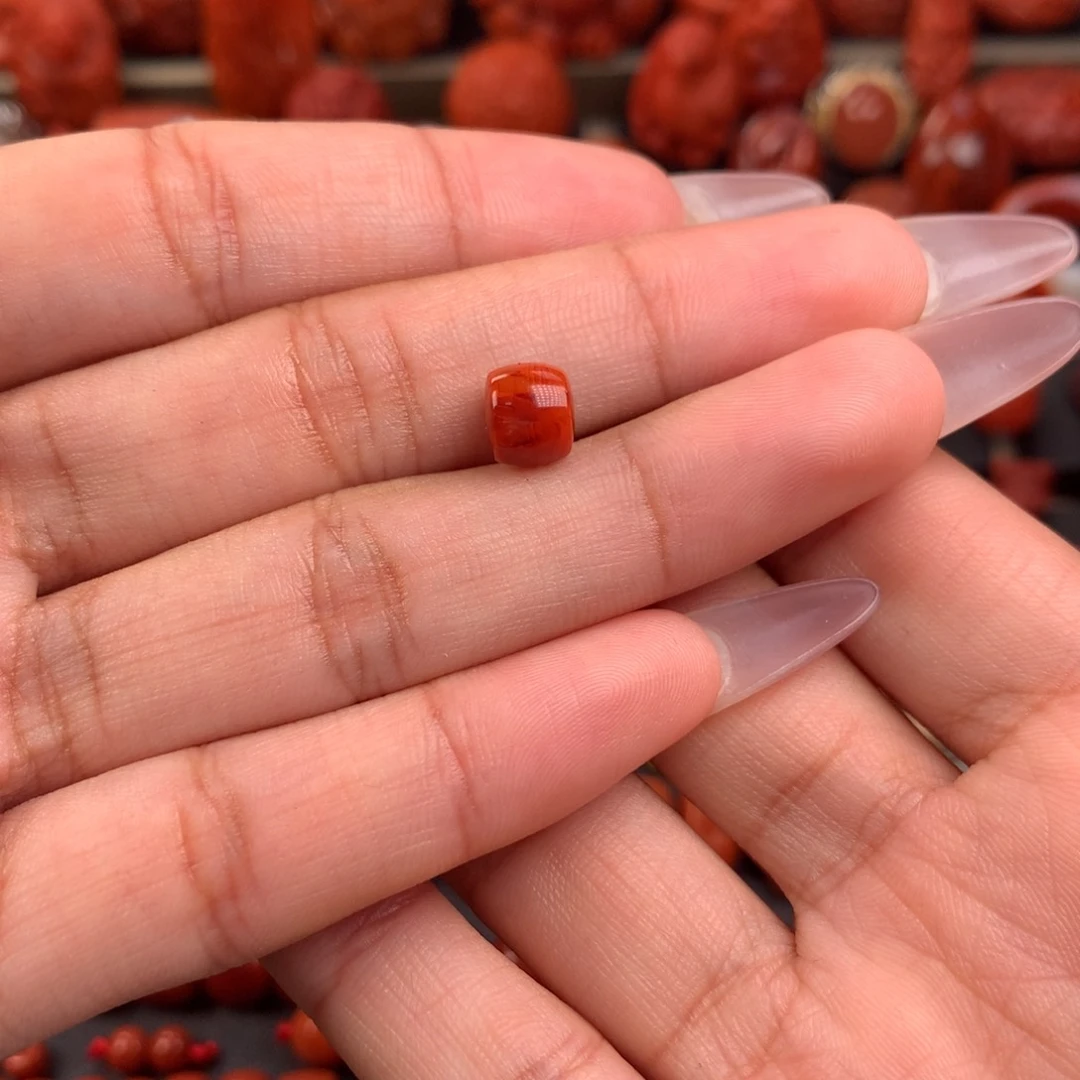 南红玛瑙精工雕刻直切7+未镶嵌