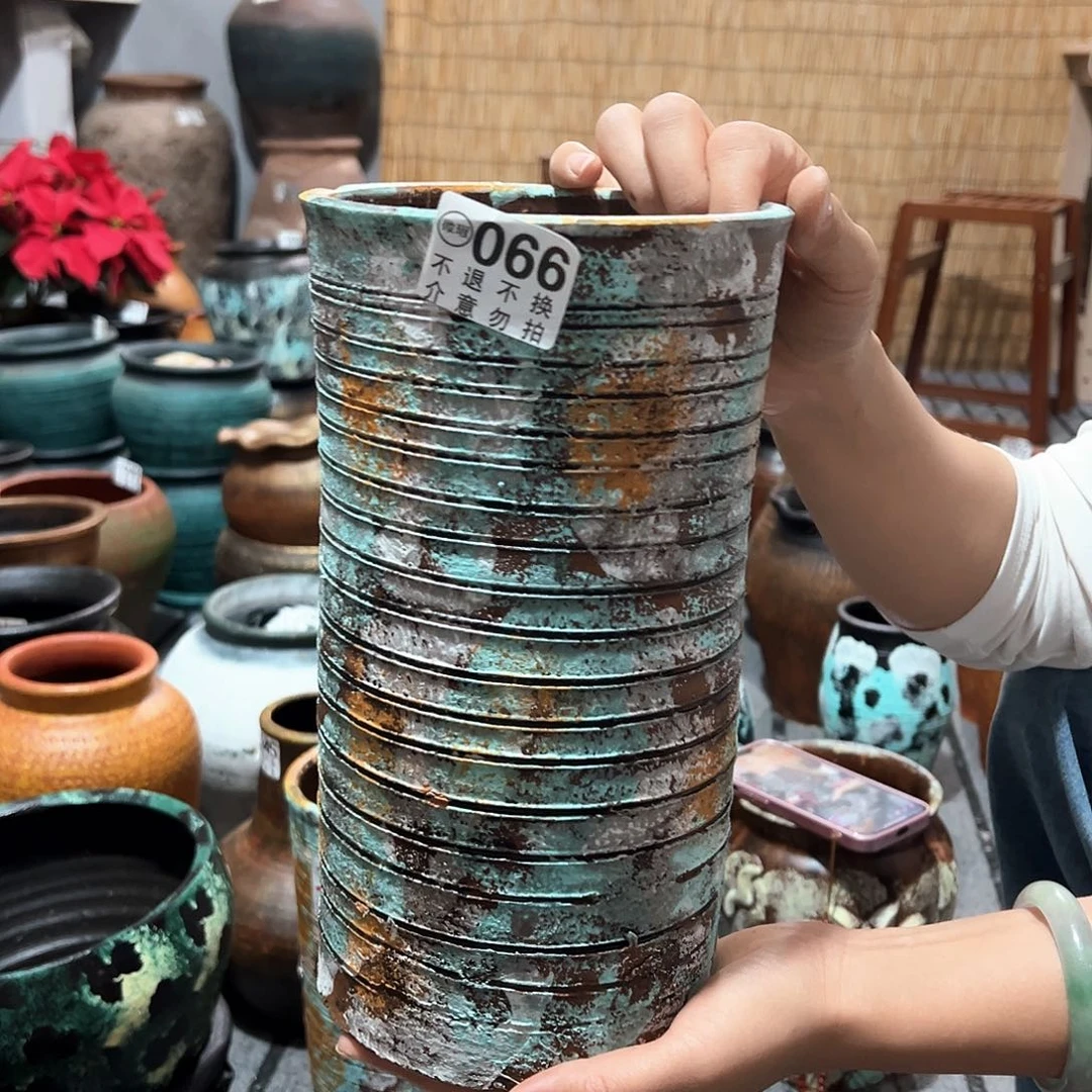 瑕疵直筒彩绘有孔发货066