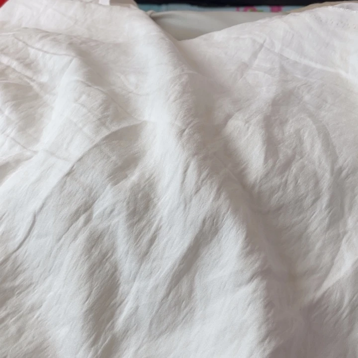 天丝（莱赛尔纤维）白色天丝亚麻1米