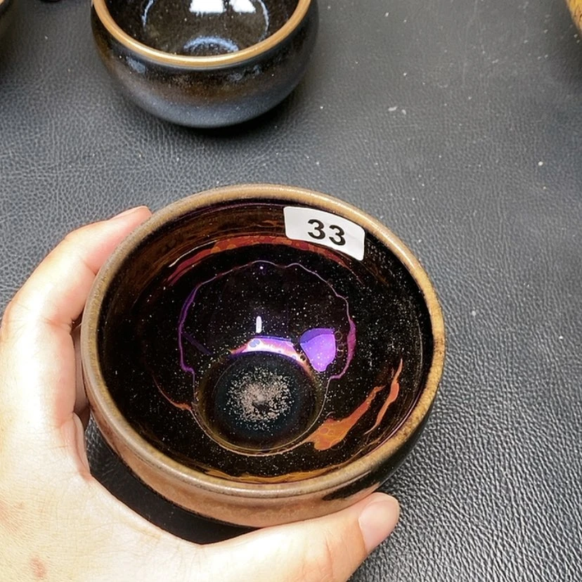 【闪购商品】茶盏建盏原矿釉手工左岸建盏