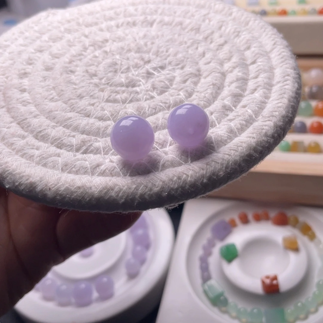 未镶嵌手链翡翠N****s卡11.6卡11.8紫珠